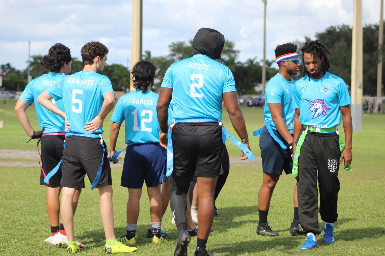 Team huddle in Season 3
